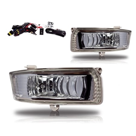Winjet Fog Lights - Clear - Wiring Kit Included CFWJ-0075-C
